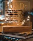 To My Dad - Acrylic Square Plaque Gift