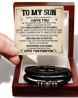 To My Son - Love You Forever Bracelet Gift