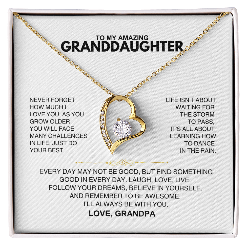 To My Granddaughter - Personalized Beautiful Gift Set - LK012GD