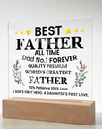 To My Dad - Acrylic Square Plaque Gift