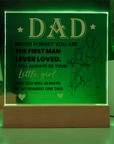 To My Dad - Acrylic Square Plaque Gift