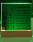 To My Dad - Acrylic Square Plaque Gift