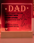 To My Dad - Acrylic Square Plaque Gift