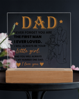 To My Dad - Acrylic Square Plaque Gift