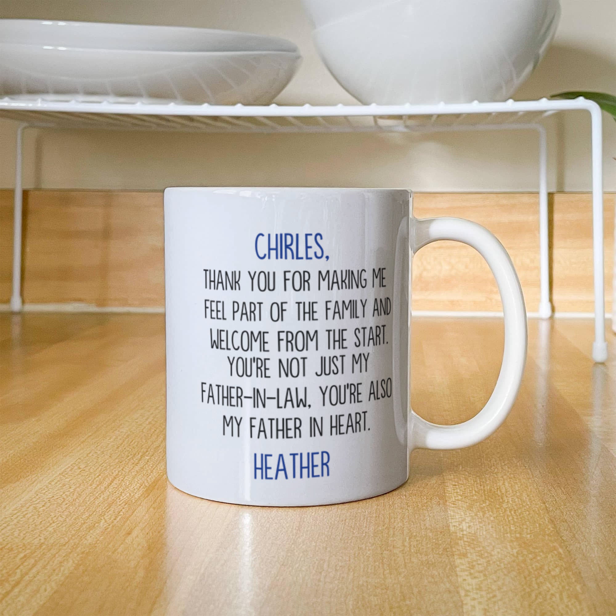 To My Dad - White Ceramic Mug