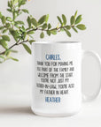 To My Dad - White Ceramic Mug